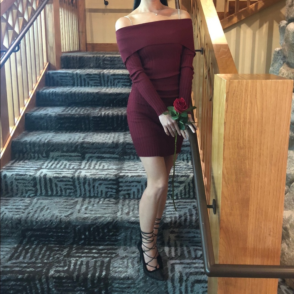 Off the shoulder dress